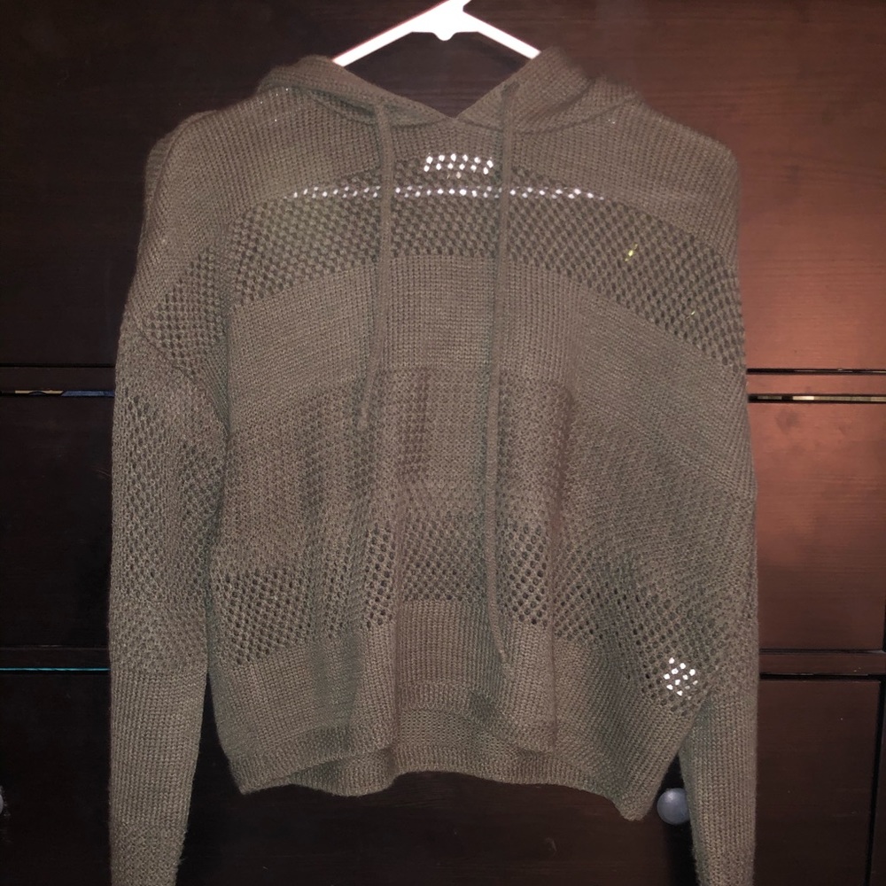 Olive green hoodie